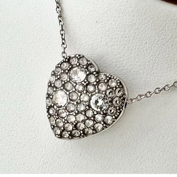 BRIGHTON ANATOLIA CRYSTAL HEART REVERSIBLE NECKLACE - Picture 2 of 6